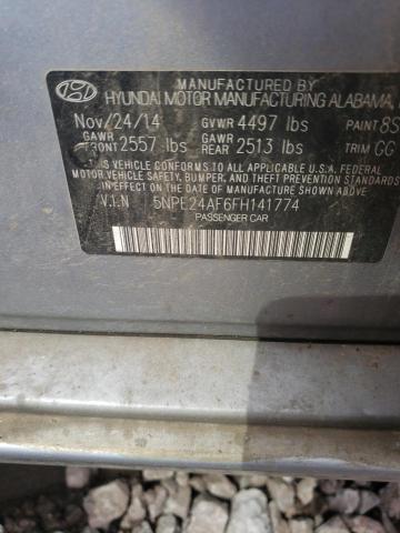 5NPE24AF6FH141774 Hyundai Sonata Se 2015. Фото: 9