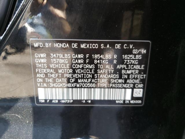 2015 HONDA FIT EX 3HGGK5H8XFM700566