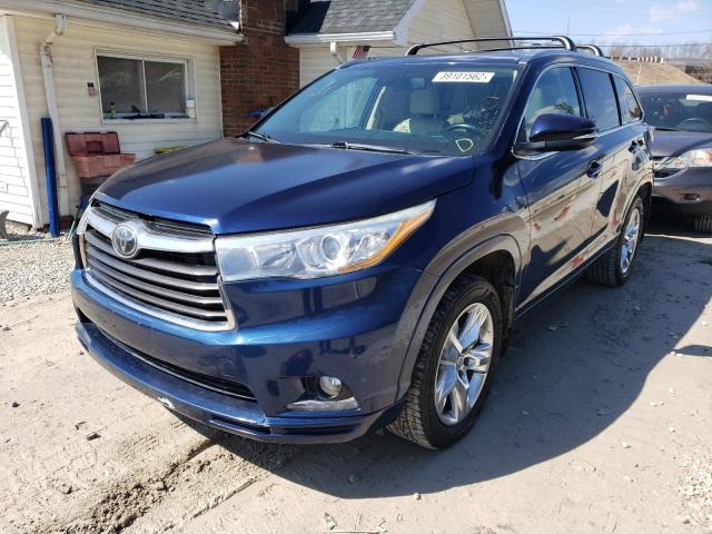 5TDDKRFHXFS210673 Toyota Highlander 2015. Фото: 1