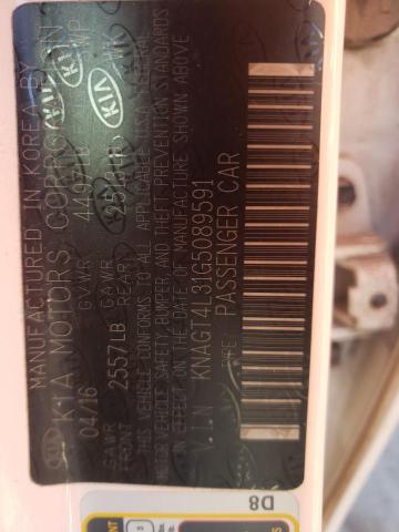 KNAGT4L31G5089591 Kia Optima Lx 2016. Фото: 9