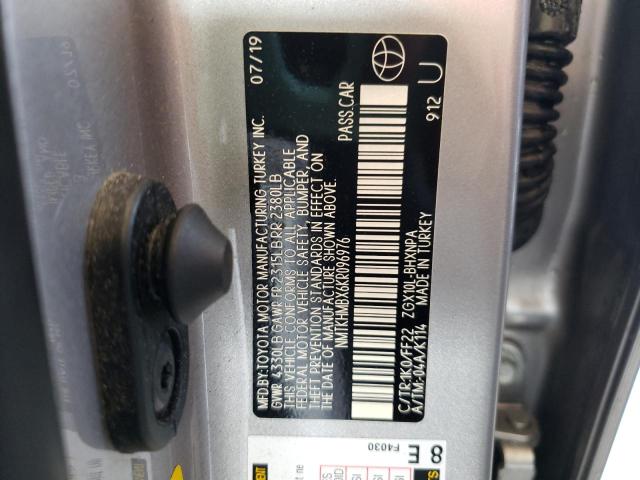 2019 TOYOTA CHR NMTKHMBX6KR096976