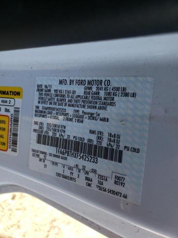 1FA6P8THXF5425233 Ford Mustang 2015. Фото: 9