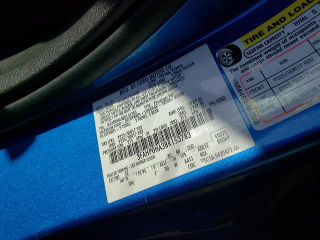 3FAHP0HA3BR153783 Ford Fusion Se 2011. Фото: 9