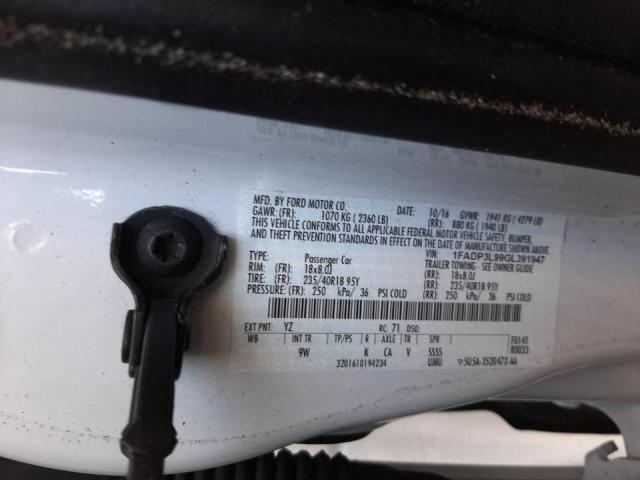 2016 FORD FOCUS ST 1FADP3L99GL391947