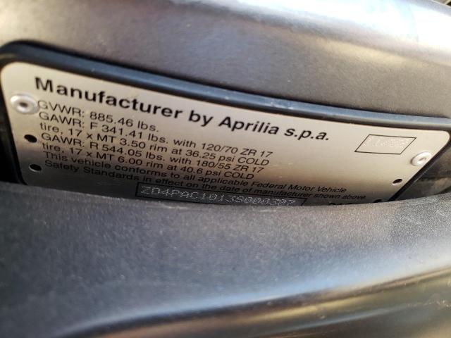 2003 APRILIA SL1000 ZD4PAC1013S000307