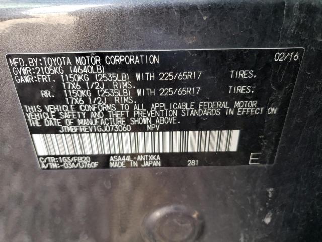 JTMBFREV1GJ073060 Toyota Rav4 Le 2016. Фото: 9