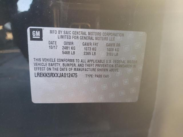 2018 CADILLAC CT6 PREMIU LREKK5RXXJA012475
