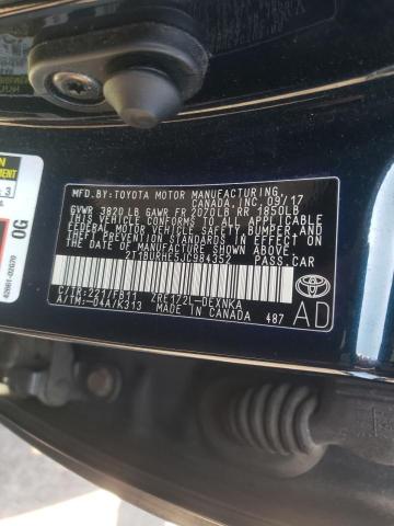 2018 TOYOTA COROLLA L 2T1BURHE5JC984352