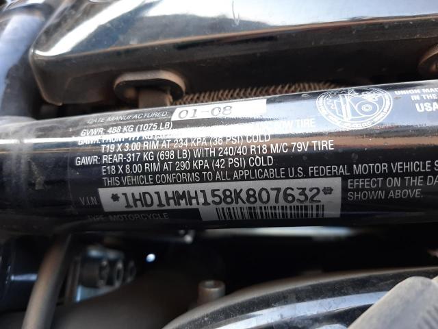 2008 HARLEY-DAVIDSON VRSCXA ABS 1HD1HMH158K807632