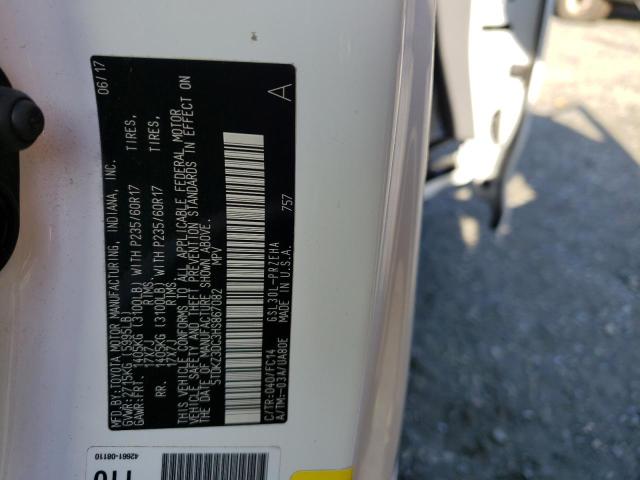 2017 TOYOTA SIENNA LE 5TDKZ3DC3HS867082