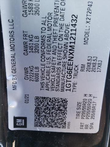 2021 GMC CANYON DEN 1GTG6EENXM1211432