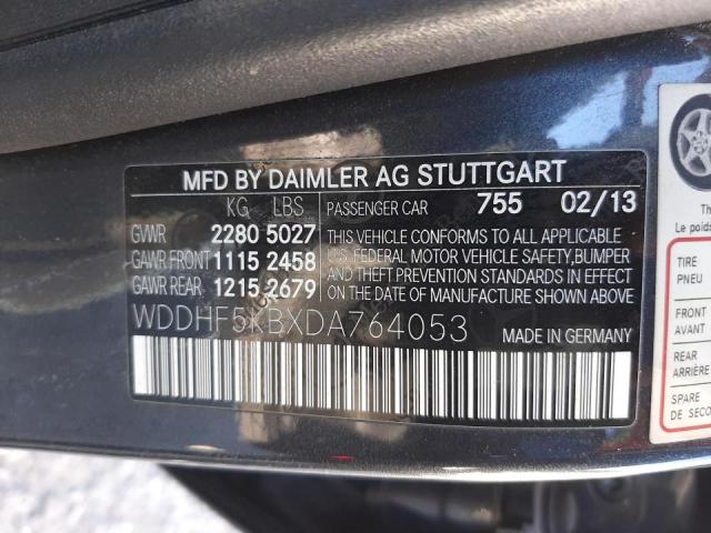 WDDHF5KBXDA764053 Mercedes-Benz E 350 2013. Фото: 9