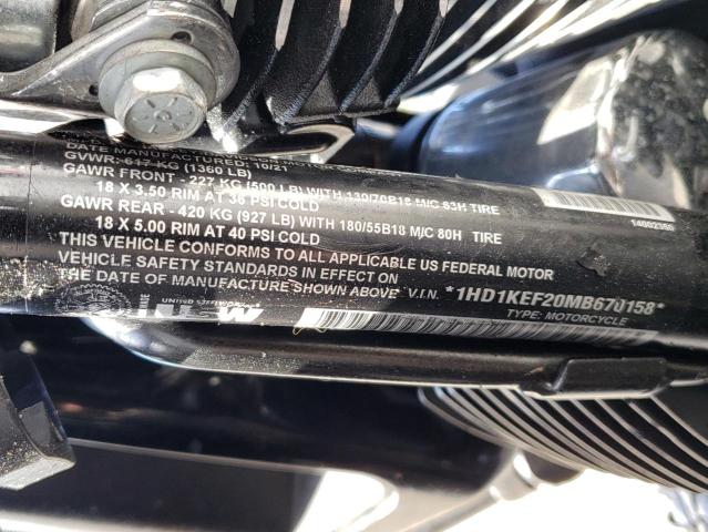 2021 HARLEY-DAVIDSON FLHTK 1HD1KEF20MB670158