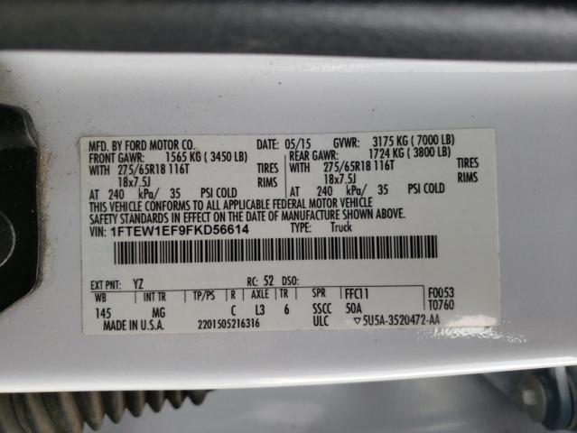 2015 FORD F150 4WD 1FTEW1EF9FKD56614