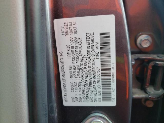 2018 ACURA RDX ADVANC 5J8TB3H75JL007537