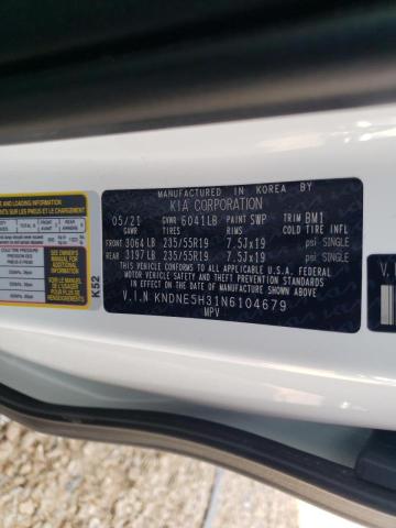 2022 KIA CARNIVAL S KNDNE5H31N6104679