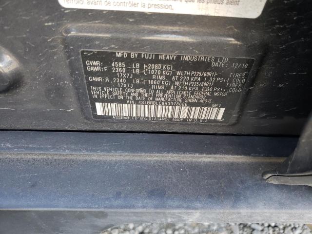 4S4BRBLC9B3378086 Subaru Outback 2. 2011. Фото: 9