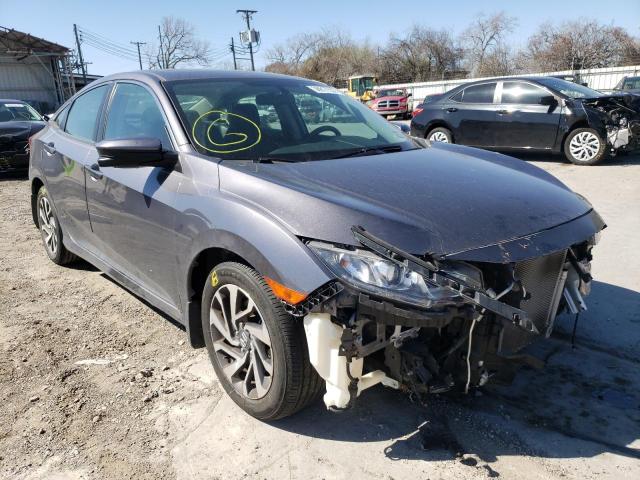 Salvage cars for sale from Copart Corpus Christi, TX: 2017 Honda Civic EX