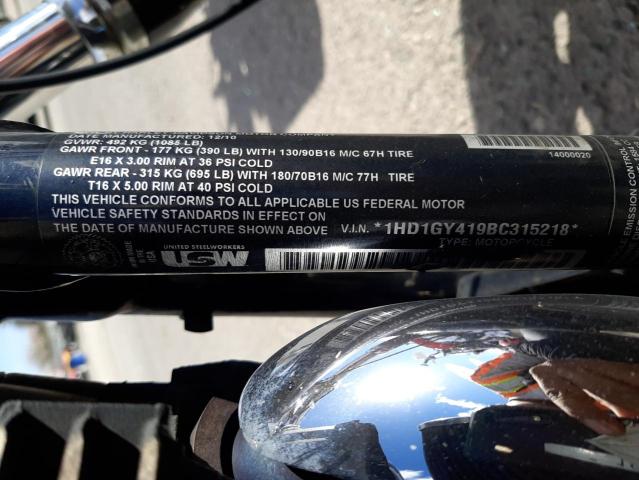 2011 HARLEY-DAVIDSON FXDF 1HD1GY419BC315218