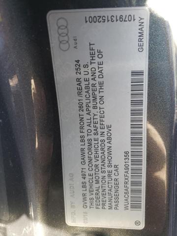 2015 AUDI RS5 WUAC6AFRXFA901356