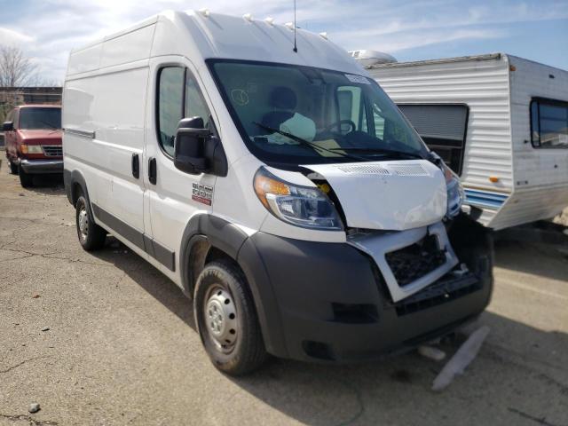 Salvage cars for sale from Copart Moraine, OH: 2019 Dodge RAM Promaster