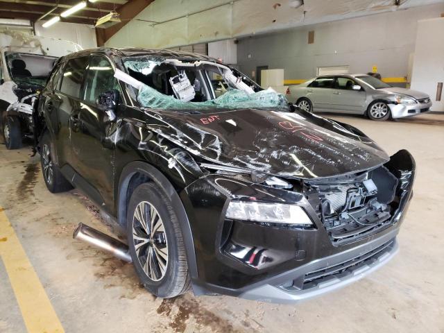 Salvage cars for sale at Mocksville, NC auction: 2021 Nissan Rogue SV