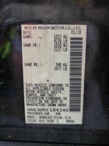 1N4AL3AP0JC184340 Nissan Altima 2.5 2018. Фото: 9