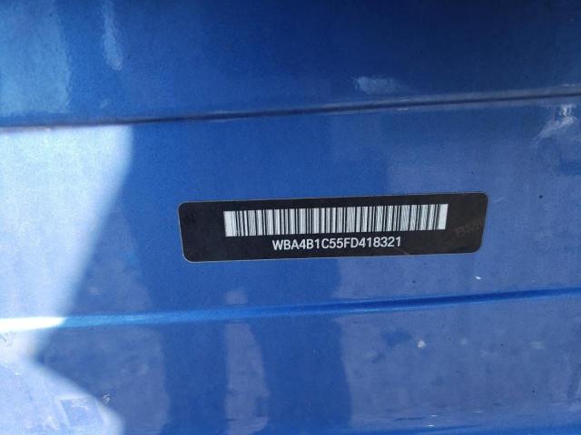 2015 BMW 435 I GRAN WBA4B1C55FD418321
