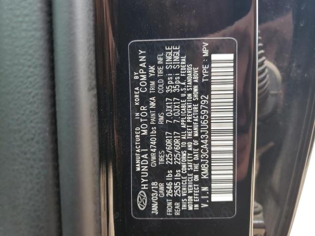 2018 HYUNDAI TUCSON SEL KM8J3CA43JU659792