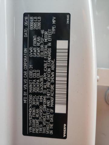 2019 VOLVO XC90 T5 R- YV4102PM0K1432560