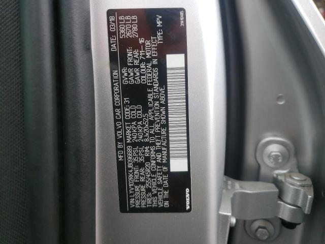 2018 VOLVO XC60 T5 LYV102RK4JB096689