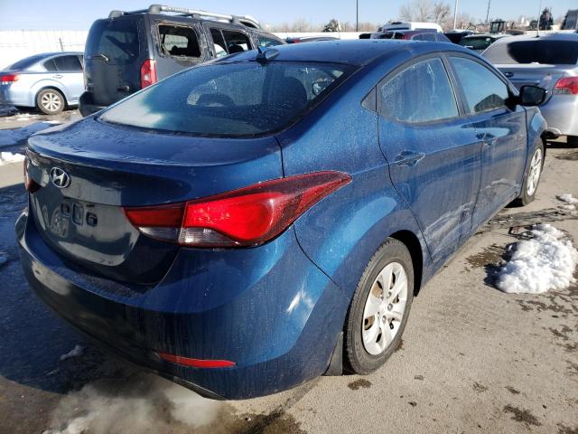 KMHDH4AE1GU600763 Hyundai Elantra Se 2016. Фото: 3