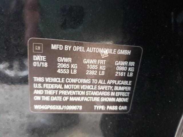 2018 BUICK REGAL ESSE W04GP6SX8J1099678