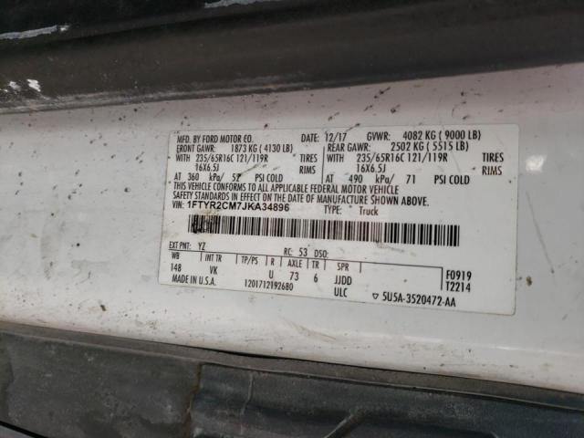 2018 FORD TRANSIT T- 1FTYR2CM7JKA34896