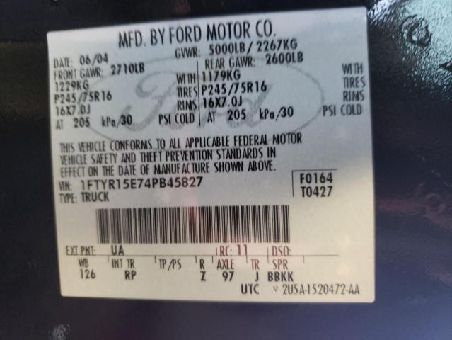 Фото: 1FTYR15E74PB45827 - 10