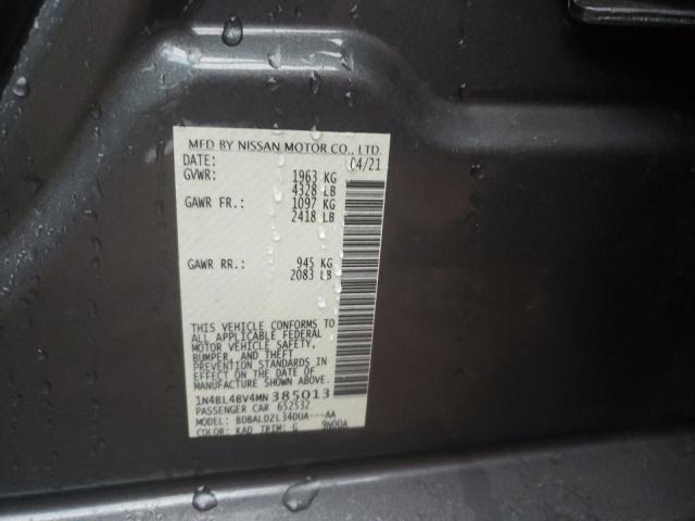 2021 NISSAN ALTIMA S 1N4BL4BV4MN385013