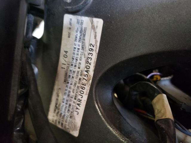 2005 YAMAHA YZFR6 L JYARJ06E75A023392