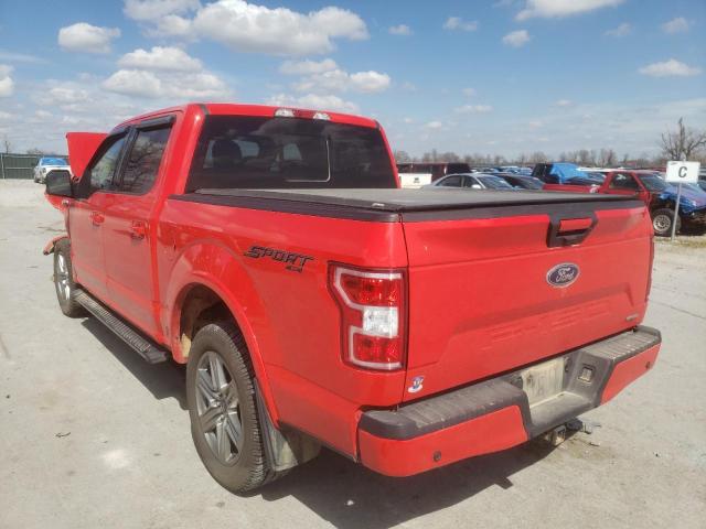  FORD F-150 2018 Красный