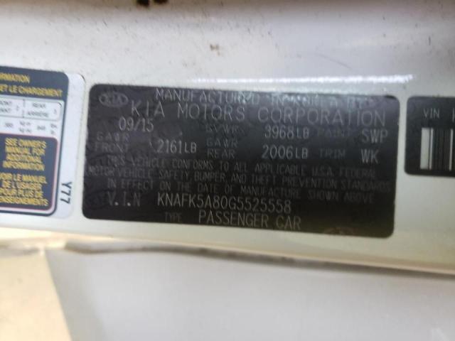 2016 KIA FORTE LX KNAFK5A80G5525558