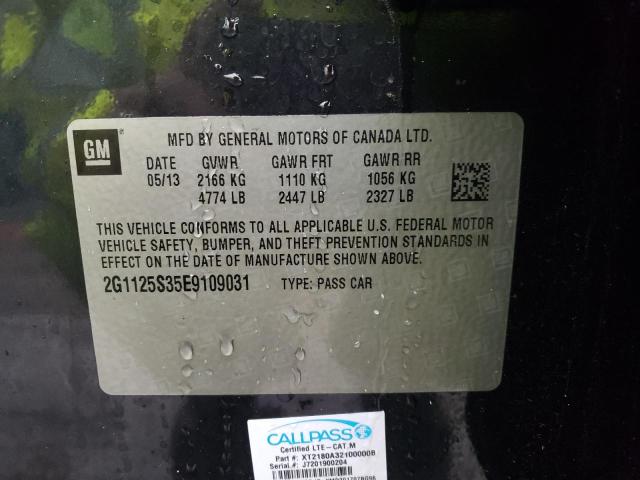 2G1125S35E9109031 Chevrolet Impala Lt 2014. Фото: 9