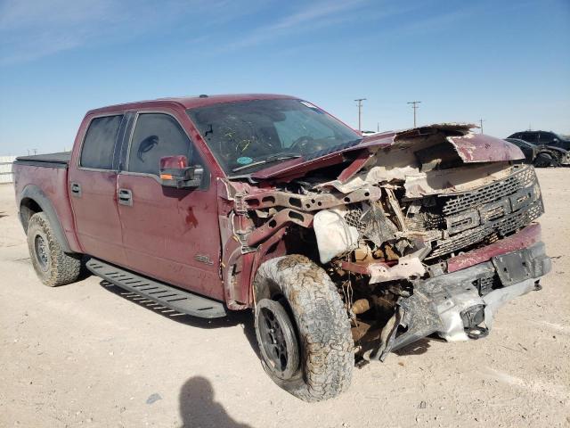 Salvage cars for sale from Copart Andrews, TX: 2014 Ford F150 SVT R