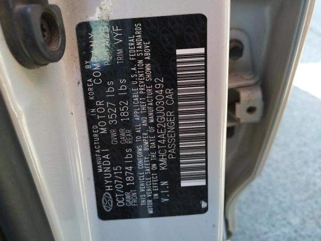 KMHCT4AE2GU030492 Hyundai ACCENT SE