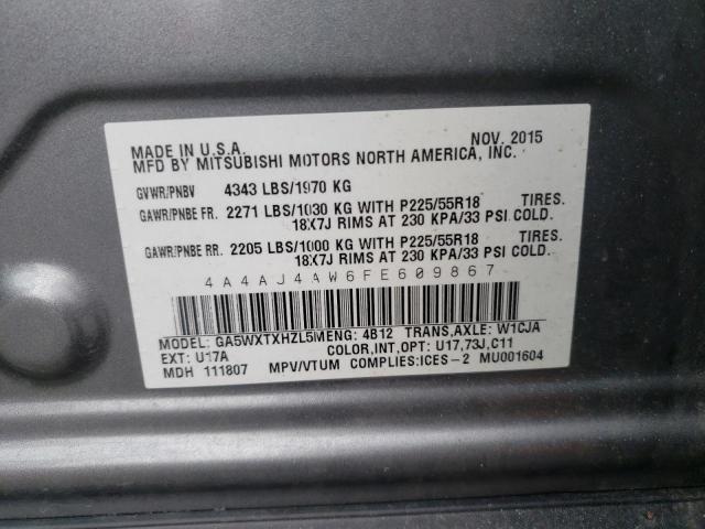 2015 MITSUBISHI RVR GT 4A4AJ4AW6FE609867