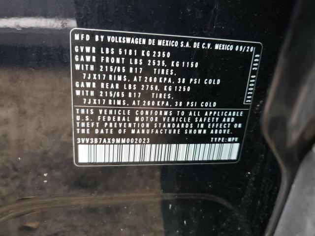 2021 VOLKSWAGEN TIGUAN SE 3VV3B7AX9MM002023