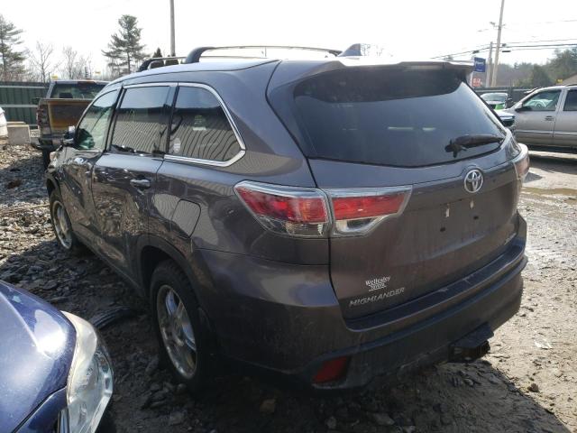 VIN 5TDDKRFHXFS172135 2015 Toyota Highlander, Limit... no.3