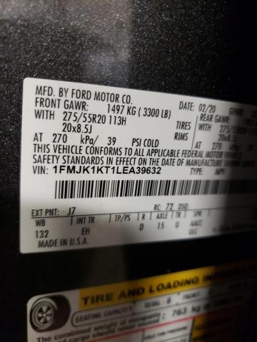 1FMJK1KT1LEA39632 Ford Expedition 2020. Фото: 9