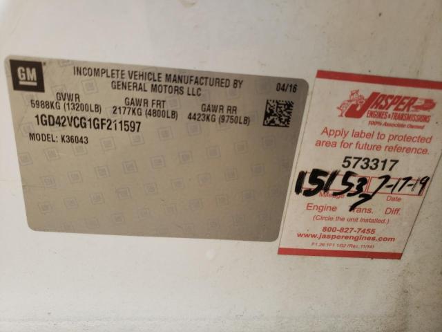 2016 GMC SIERRA 1GD42VCG1GF211597
