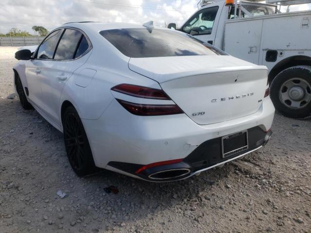 2022 GENESIS G70 LAUNCH KMTG14TE3NU082950