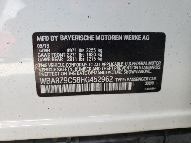 2017 BMW 330 XIGT WBA8Z9C58HG452962