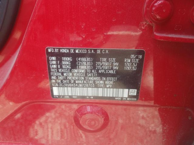 2018 HONDA HR-V LX 3CZRU6H34JM728703
